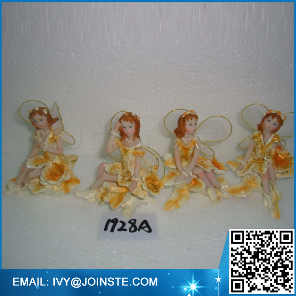 High quality resin decoration small fairy flower fairy figurine