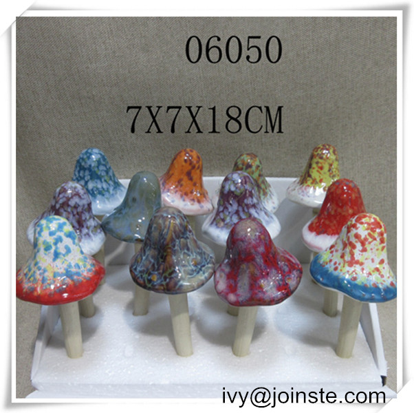 Garden decoration mushrooms ceramic mushrooms sculpture wholesale