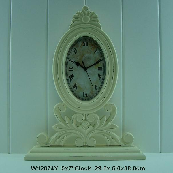 European wooden classic vintage table clock desk clocks