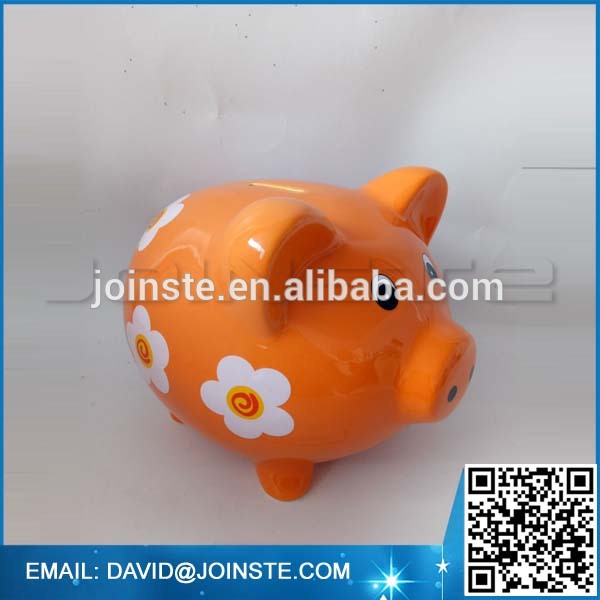 Ceramic animal shaped cute money box