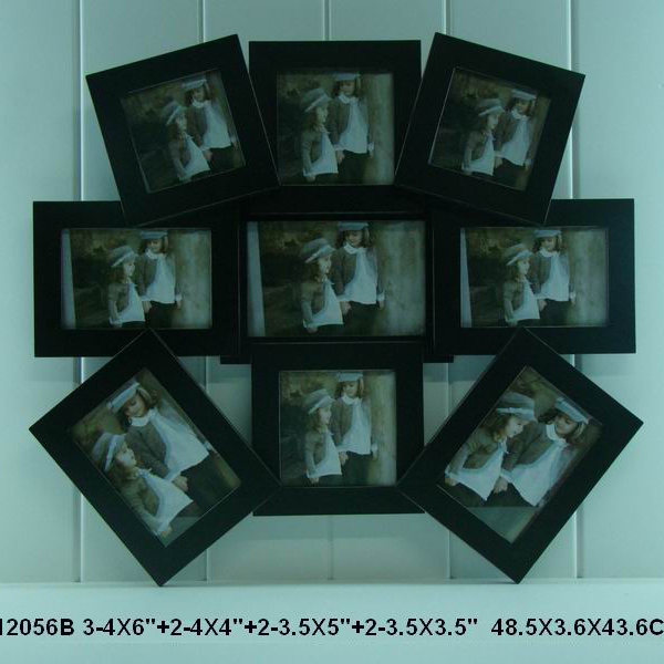 Custom Wall Picture Sets Black Wooden Picture Frame