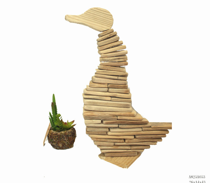 Household wooden duck decorations