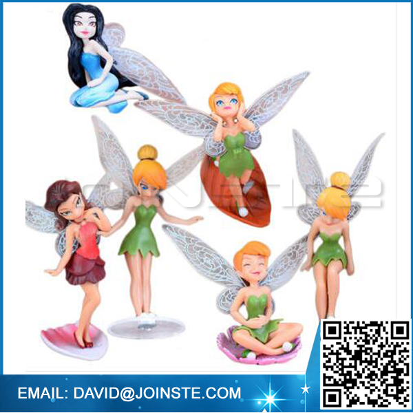 6 پيس پري چتر Figurine باغ جو زيور پلانٽ برتن Dollhouse Decor