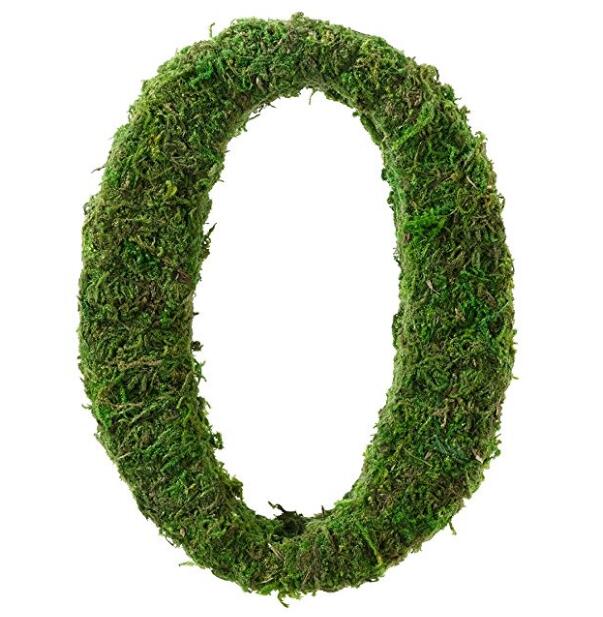 Moss monogram tooj 0 kab tshoob rooj décor