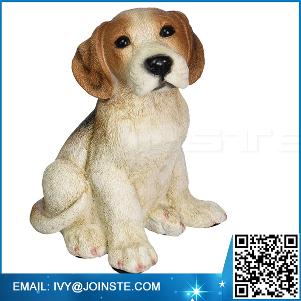Resin dog figurines dog statue dog sculpture manufacture