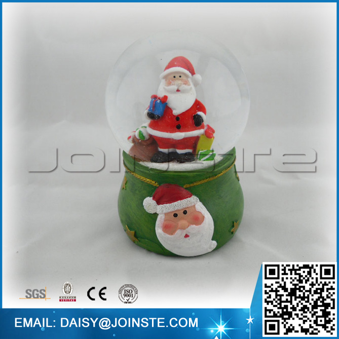 Sack shaped base high quality snow globe