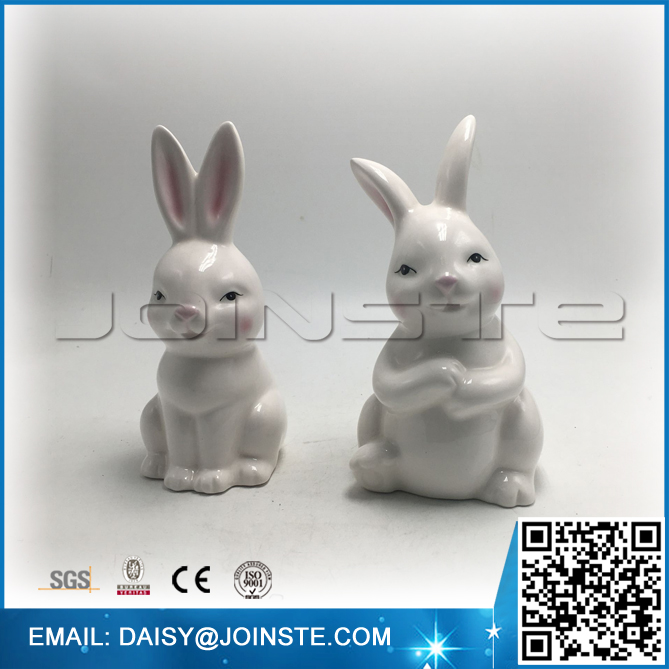 ceramic easter figurines, ceramic rabbit statue, ceramic rabbit figurines