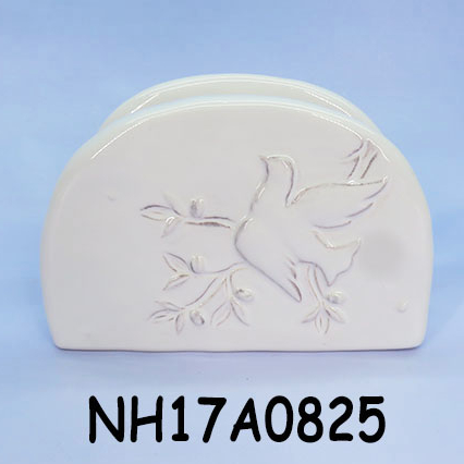Pigeon shape ceramic Napkin Holder,decorative napkin holder,cheap napkin holders