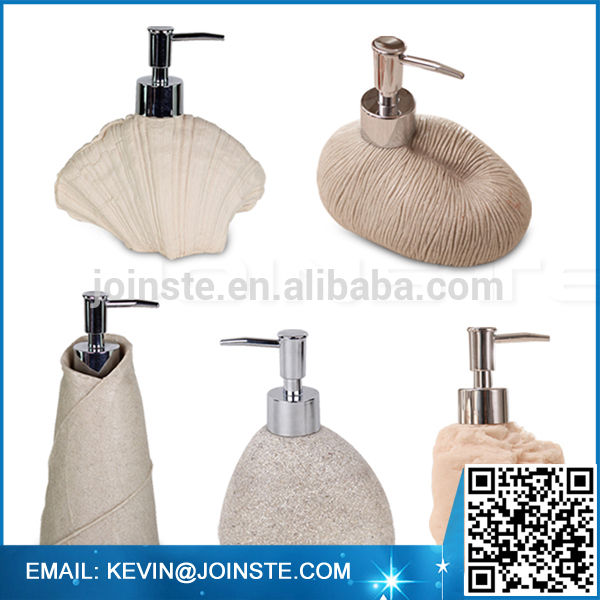 Ceramic Seashell soap dispenser,liquid soap dispenser