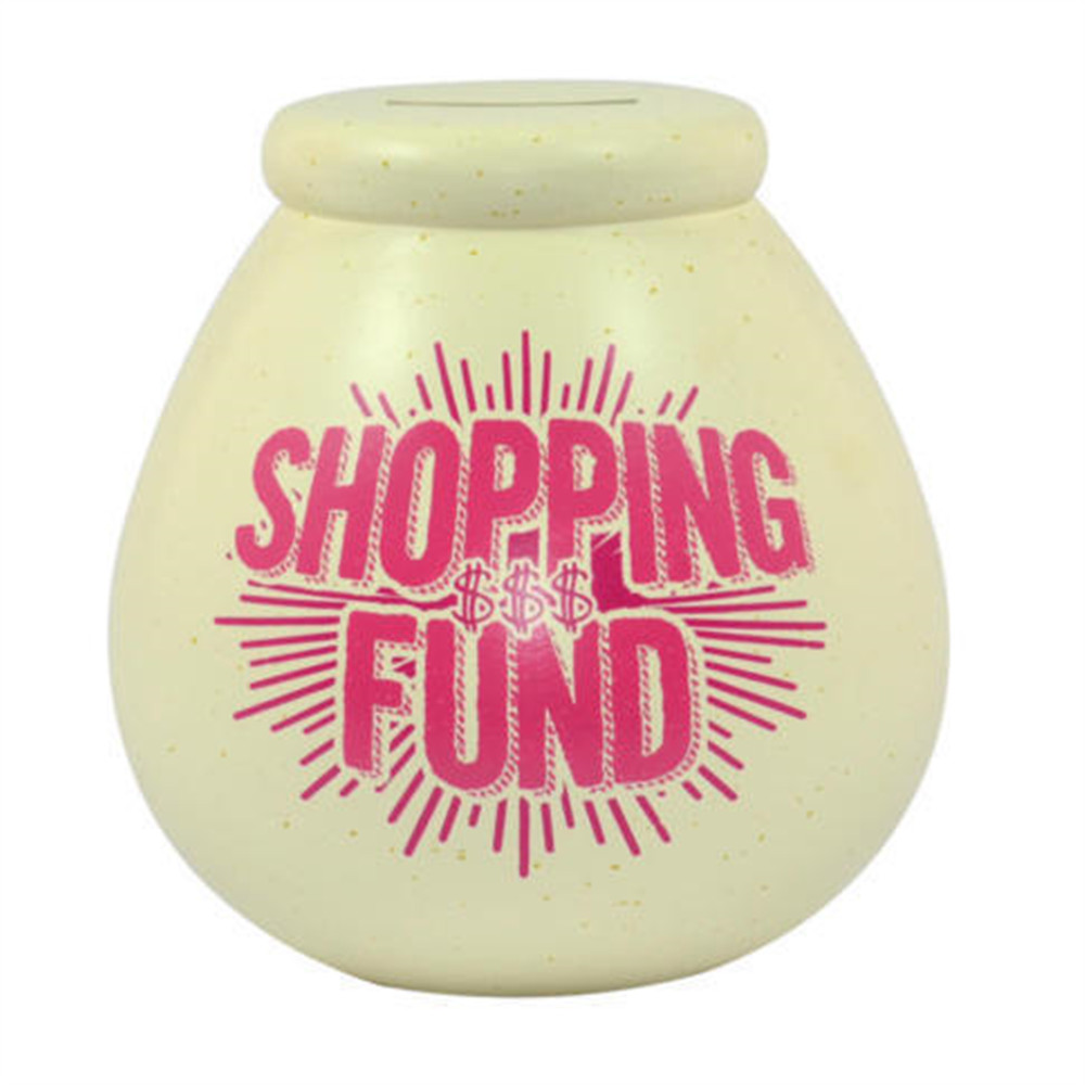 Family shopping fund money save bank ceramic large money piggy bank