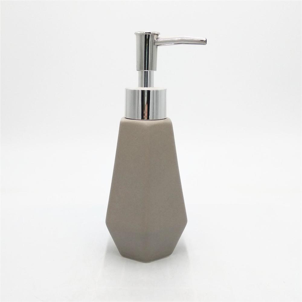 Ceramic Refillable Liquid Hand Soap Ceramic Dispenser Pump Bottle for Kitchen Bathroom