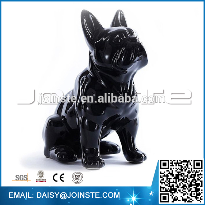 Polyresin dog statues,antique dog statues, french bulldog