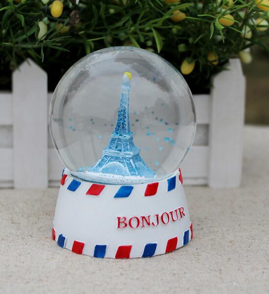France effel tower snow globes souvenirs gift