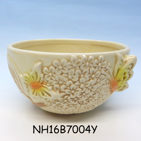 Hydrangea flower shaped porcelain bowl for decoration