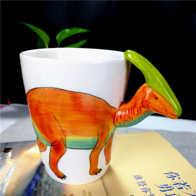 Custom 3D Hadrosaur Mug,Hadrosaur Coffee Cups,Ceramic Dinosaur Mugs