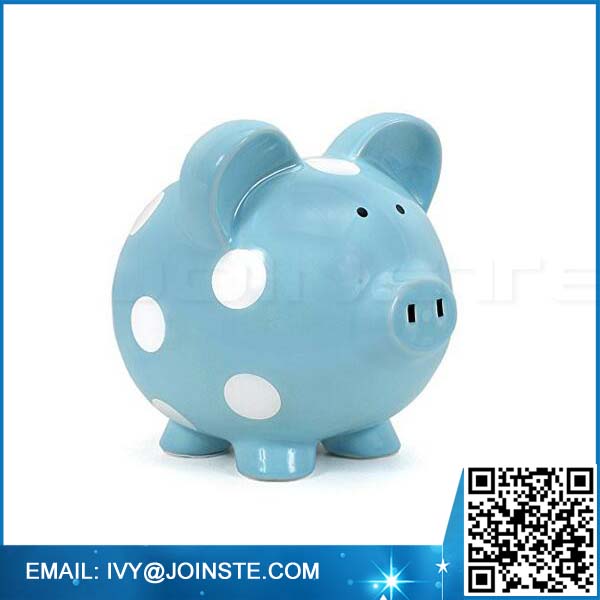 Promotional ceramic piggy bank lovely animal money bank money saving boxes