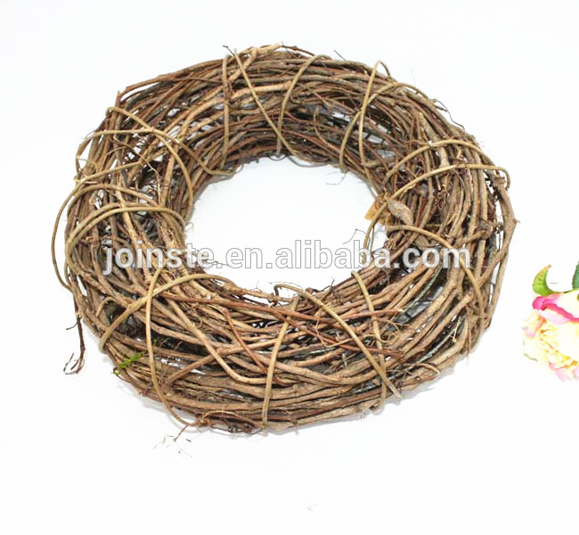Round rattan flower wreath base