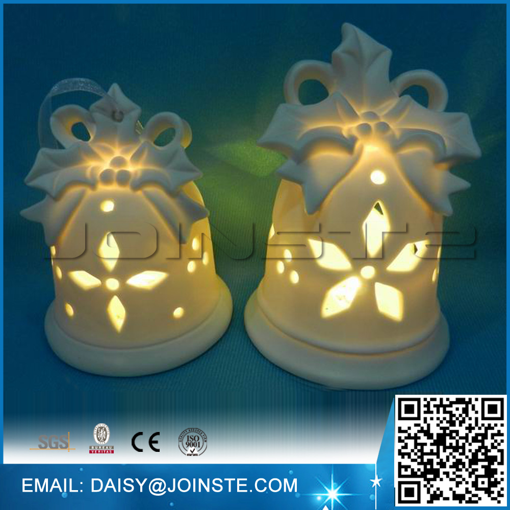 Decoration christmas two sizes bell pendant light