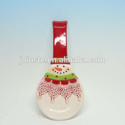 Custom Christmas snowman painting soup spoon Christmas gift