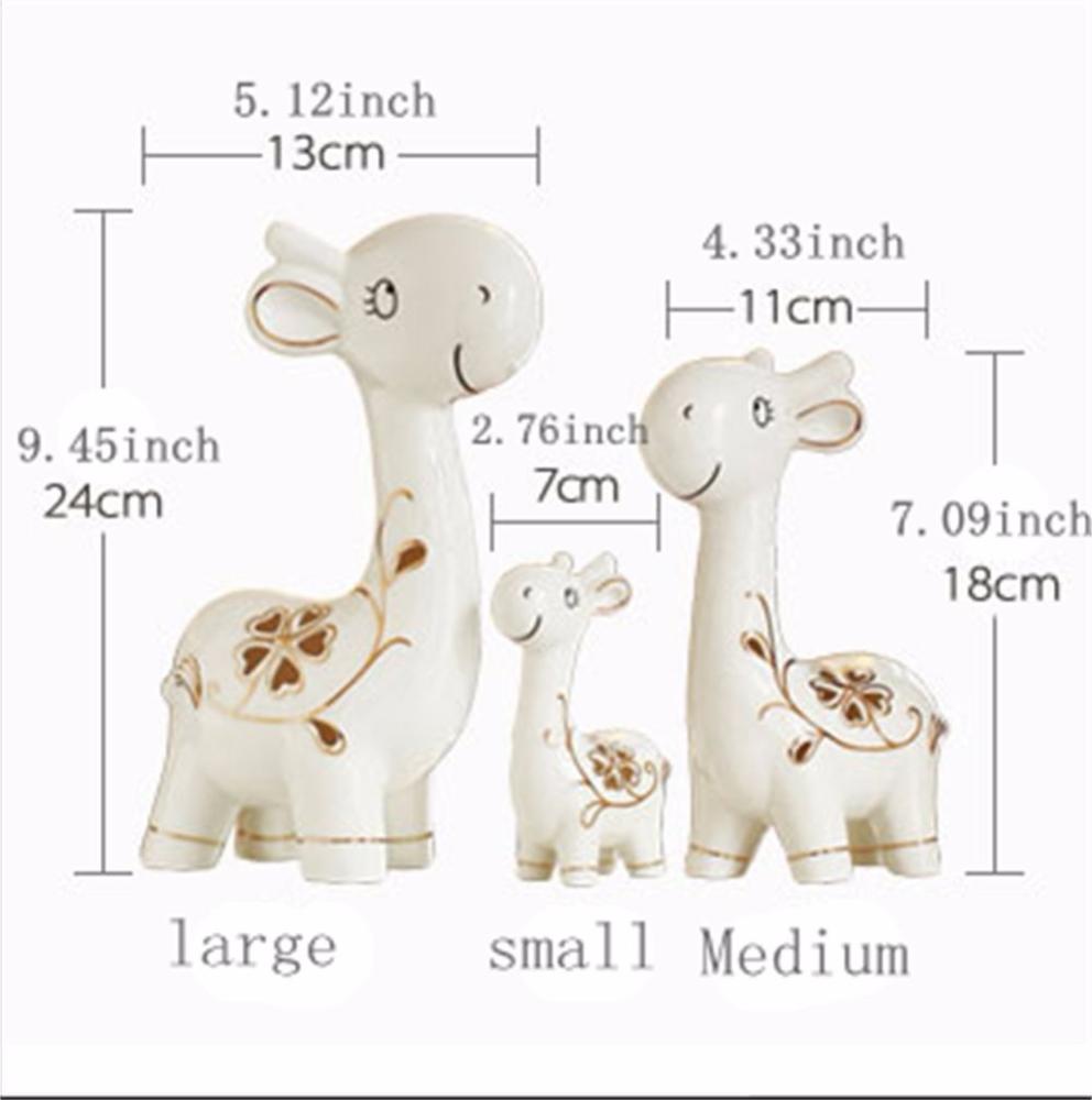 Animal Deer Ornament Porcelain Art creative furnishings Christmas Holiday Decoration