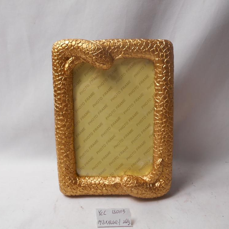 Luxury Fancy Gold Plated Snake Zodiac Picture Frame