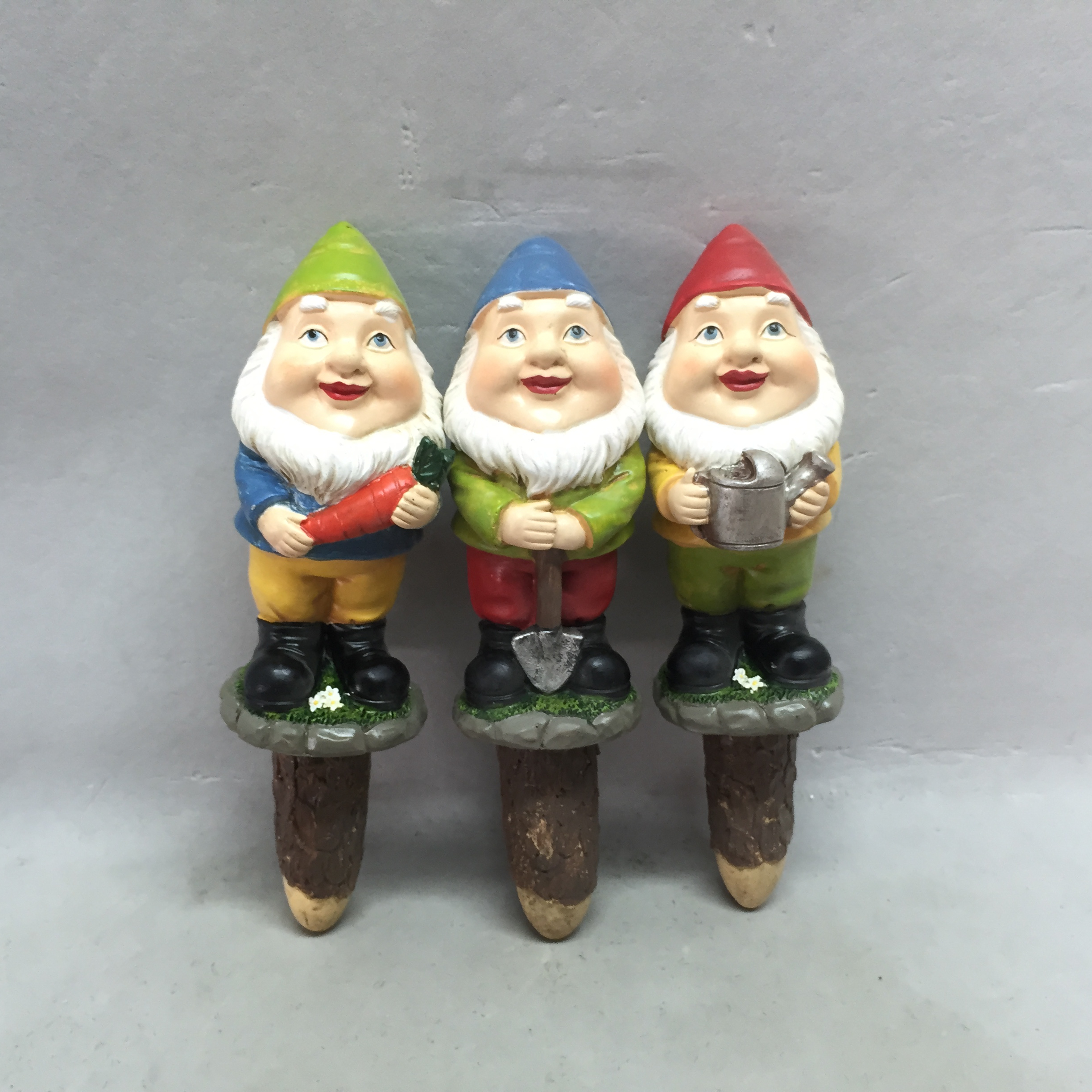 Custom polyresin Garden Gnome for flower pots