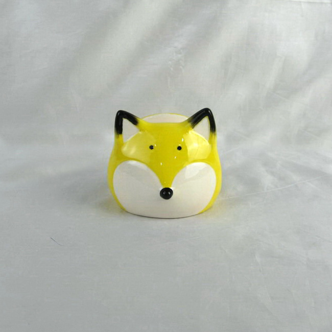 Custom Made Ceramic Napkin Holder, Tissue Paper Holder, FOX Shape