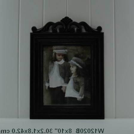 black 8*10 wood photo frame  wooden picture frame