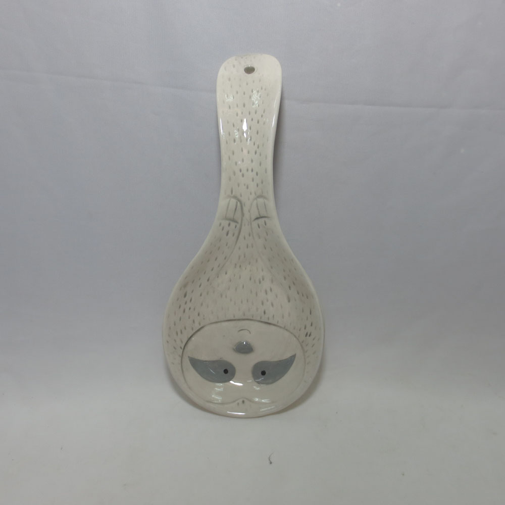Custom Made Animal Ceramic Spoon rest, Slow sloth