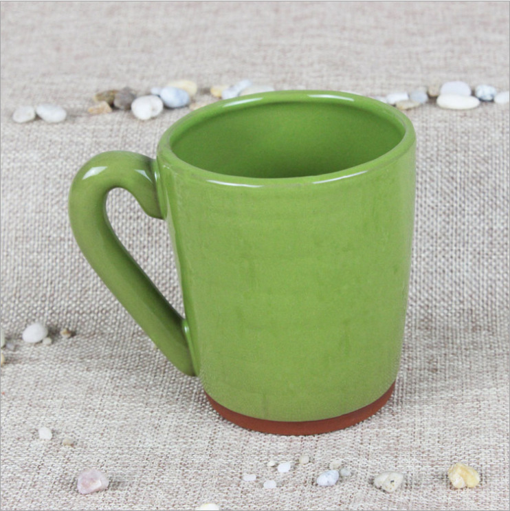 Blue Terra Cotta Left-handed Dribble Mug