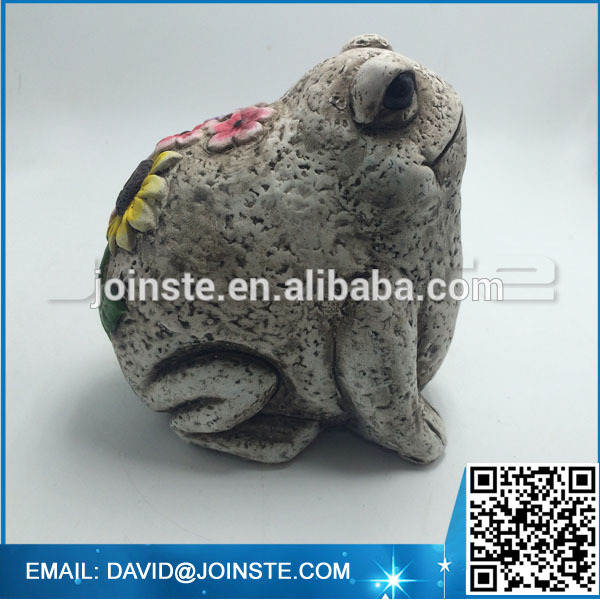 Wholesales cement garden frog figurine