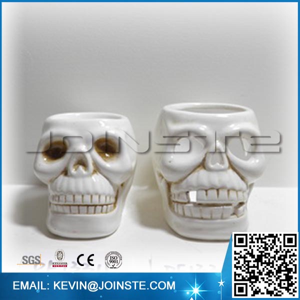 Ceramic halloween skull, Custom halloween skull head,decorative skull head