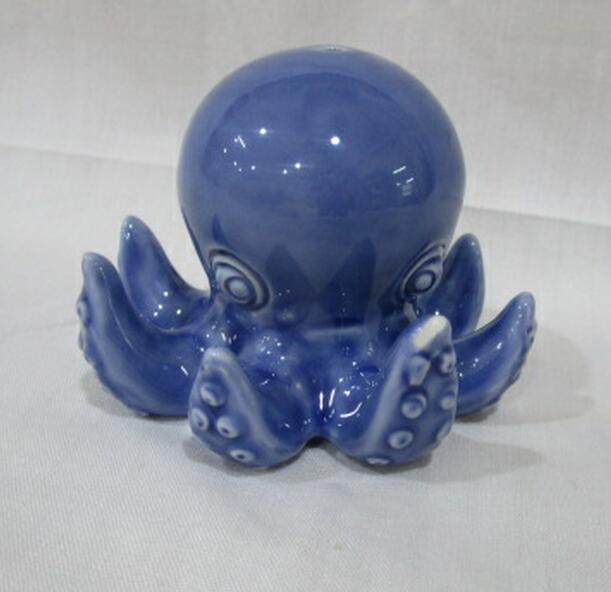 Ceramic Circular Octopus Teapot, 8.5 x 6.5 x 6.5", Custom Shape accept