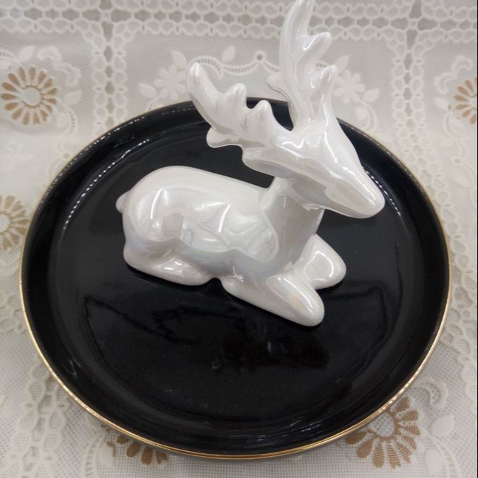 Deer Shape ceramic jewelry holder,jewelry ring holder