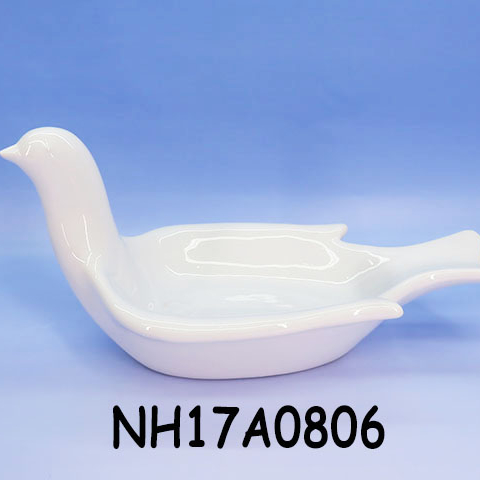 White ceramic bowl ceramic noodle bowl ceramic bowl with animal shape