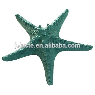 Custom modern resin green starfish decoration pieces tourist souvenir