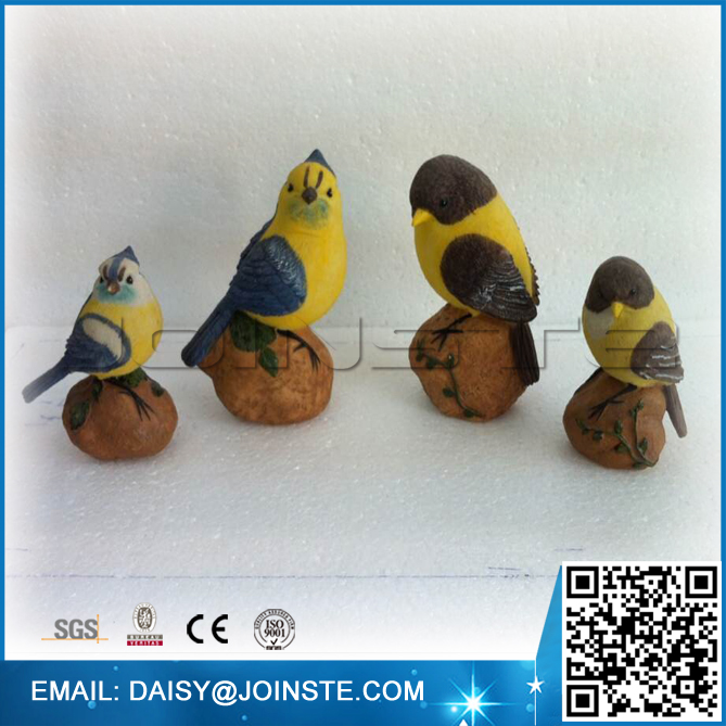 Polyresin handmade natural Parrot figure decoration