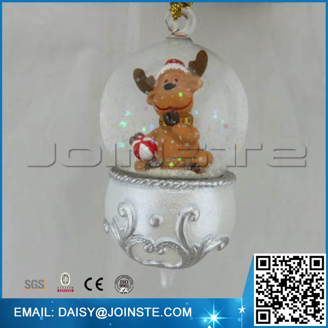 SZ8078-150742 christmas hanging cheap snow globe