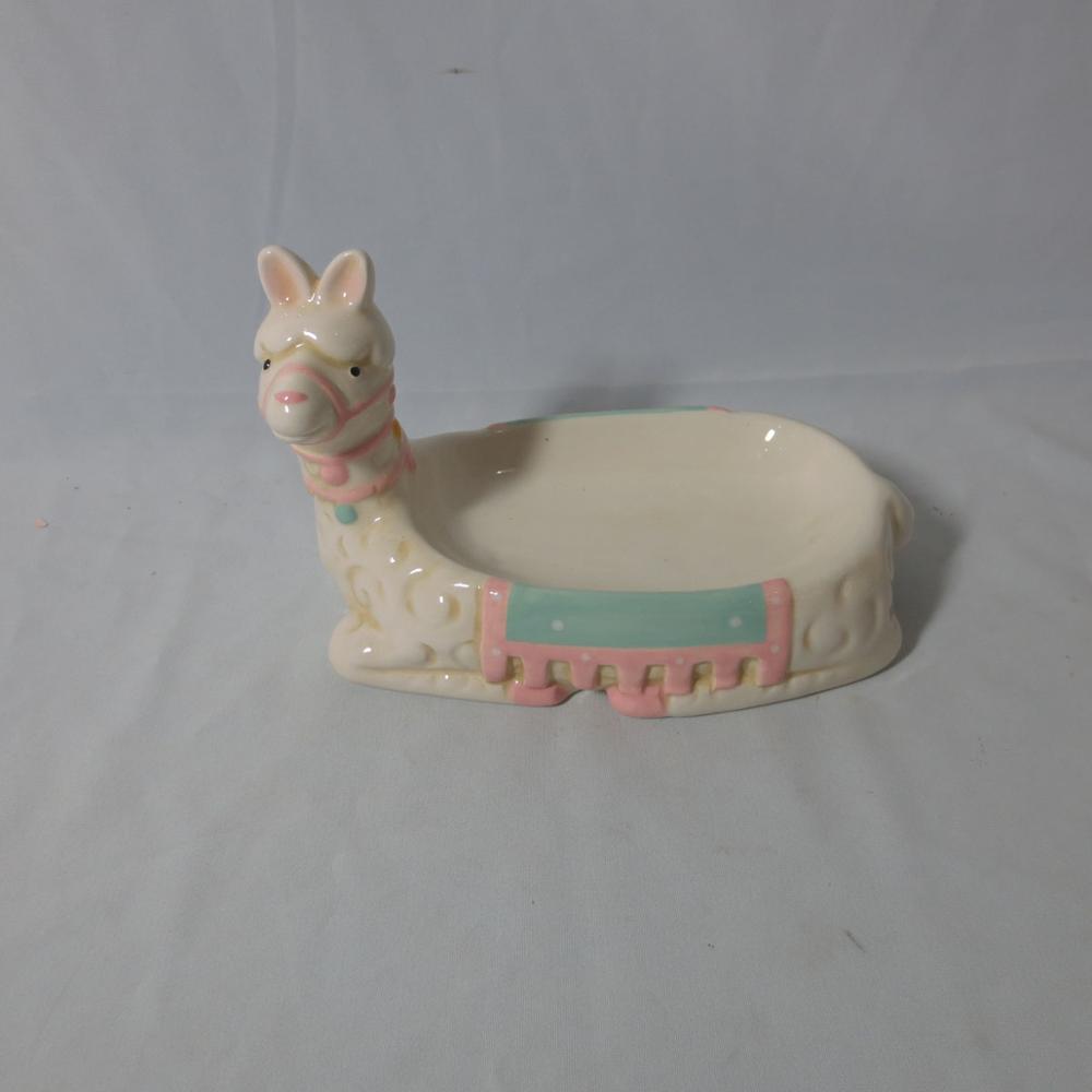 Beautiful LLama soap dish, Soap holder, Ceramic