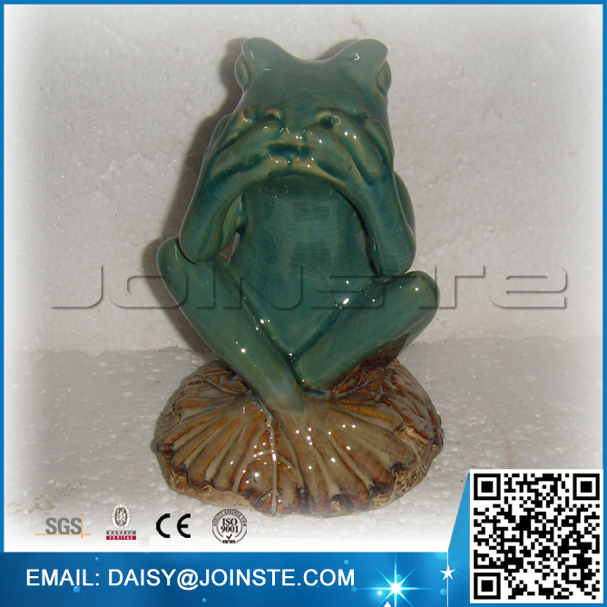 2018 attractive garden decor items porcelain frog