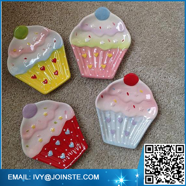 cupcake shaped plates, ceramic cupcake shaped dishes and plates custom