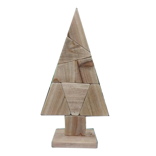 Natural primitive  wood slat driftwood standing christmas tree