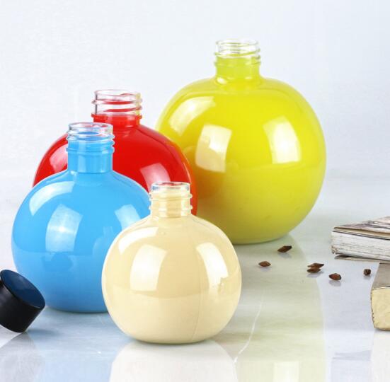 PET Christmas Tree Ornaments Bulbs Cup, Ratoop Spherical Water Bottle Hanging Pendant Milk Juice Bulbs Cup
