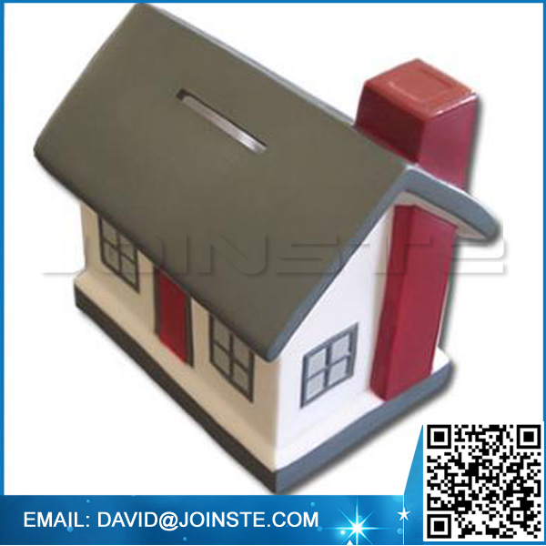 Ceramic house shaped money box