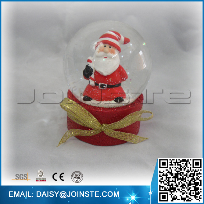 SZ8078-AA Santa Claus resin snow balls