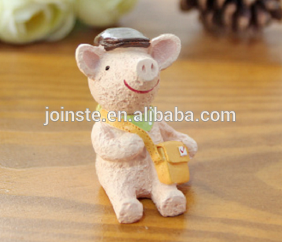 Custom resin pig hone decoration tourist souvenirs high quality