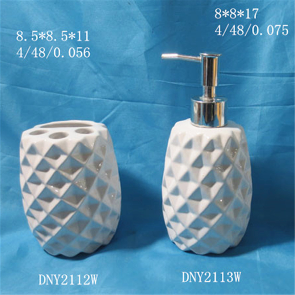 white pineapple soap dispenser pineapple lotion bottle ceramic