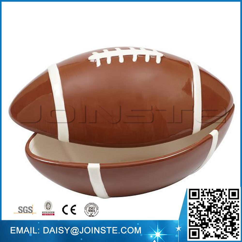 ceramic football containers,ceramic football containers for centerpieces,ceramic containers wholesale