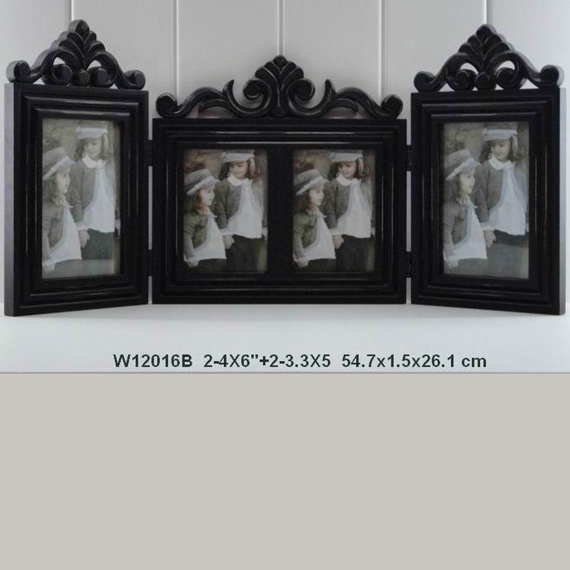 Black series four pictures wood picture  frame wooden photo frame